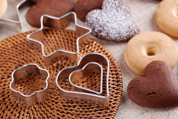 tagliabiscotti con biscotti fatti in casa