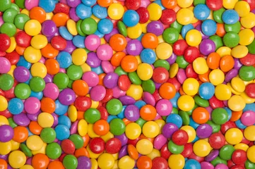 Abwaschbare Fototapete multi colored candy © Jeroen van Oostrom