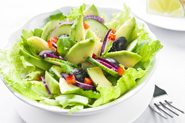 Salad with Avocado