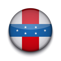 Vector creative circle flag on white background. Eps10