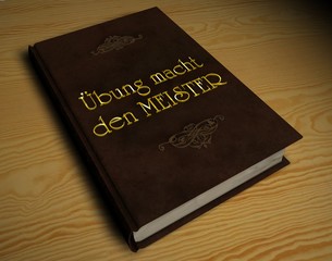3D Buch - Übung macht den Meister