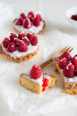 raspberry frangipane