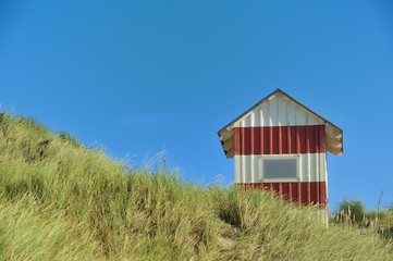 Hütte in den Dünen