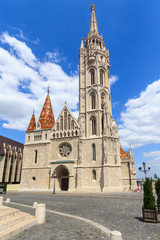 Fototapeta na wymiar Kościół Macieja w Budapeszcie