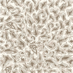 seamless floral doodle