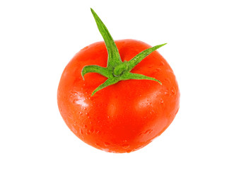 Single  tomato  .  Isolated