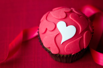 Valentine cupcake