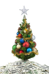 Christmas tree&dollars-2