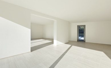 Fototapeta premium modern architecture, big empty apartment, interior