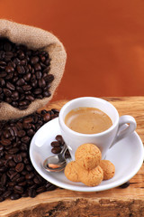 Espresso con amaretti