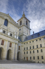 Fototapeta na wymiar Klasztor Królewski San Lorenzo de El Escorial. Madryt, Hiszpania.