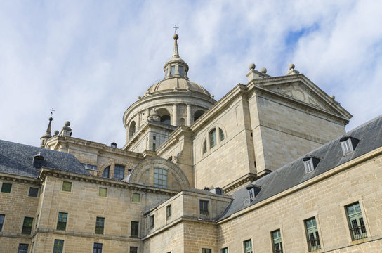 Royal Monastery of San Lorenzo de el Escorial. Madrid, Spain.