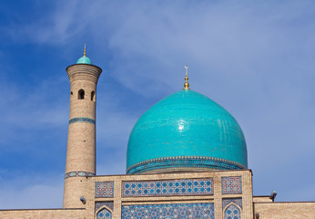 Mosque Hazrati Imom Dome and minaret