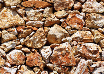 Texture of laying rocks