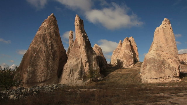 Famous city  Cappadocia in Turkey
