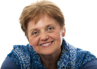a senior woman - over sixty years old