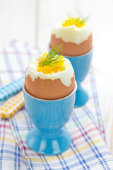 Soft boiled eggs