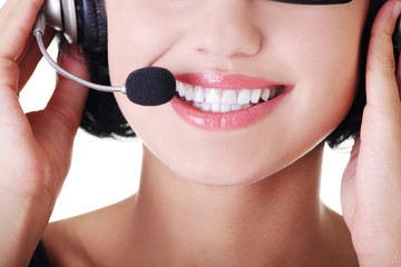 Call center woman