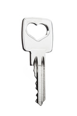 key isolated on white