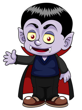 illustration of Cartoon dracula