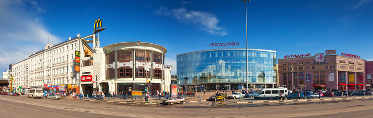 View of Nizhny Novgorod - Revolution Square
