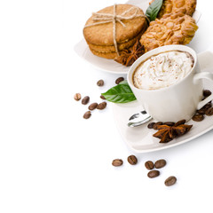 Coffee isolated on white background