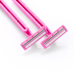 Pink razor