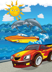 The vehicle and the ship © honeyflavour