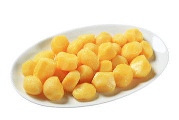 Cooked potatoes