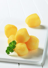 Cooked potatoes