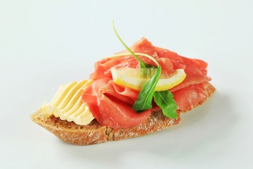 Beef Carpaccio sandwich