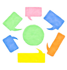 colorful balloon speech