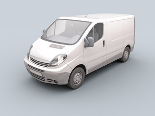 White commercial van