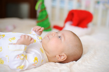 Portrait of Smiling Baby