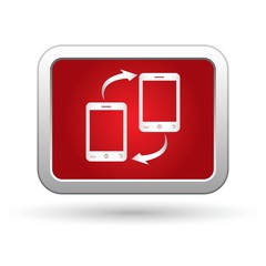 Phone connection icon. Vector