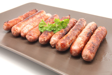 fried sausages
