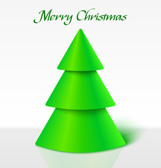 Green christmas tree