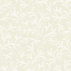 Seamless vector floral pattern. Abstract texture with branches.
