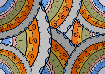 Imaginative composition background