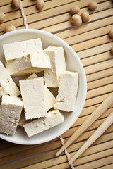 tofu and soy beans