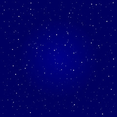 Fototapeta na wymiar Blauer Nachthimmel