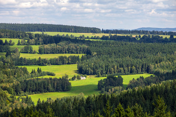Landscape in the south of Czech Republic.