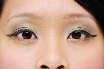 Naklejka premium Girls eyes