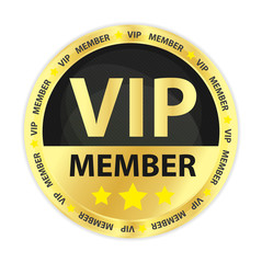 VIP Member Golden Badge