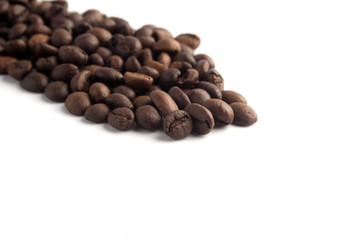 Coffee beans isolate on white background