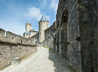 Fototapeta na wymiar Carcassonne twierdzy