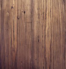 Wooden background. Brown grunge wood board texture