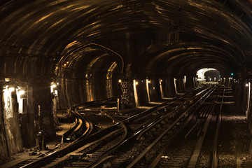 Metrotunnel in Paris