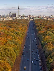 Fototapete Berlin in Autumn, shot from Siegessaule © Fulcanelli