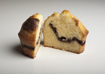  Muffin with chocolate